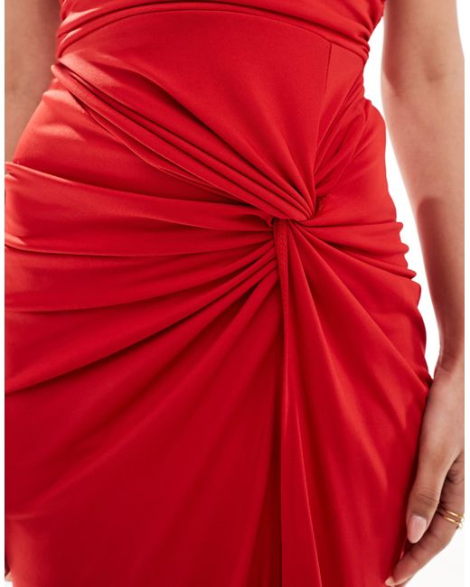 AX Paris Red – figurbetontes maxikleid