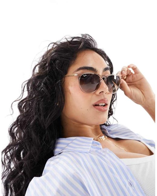 Ray-Ban Natural Erika Round Sunglasses