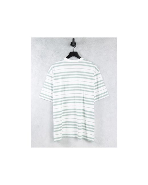 Levi's White Stay Loose Backyard Stripe T-shirt for men