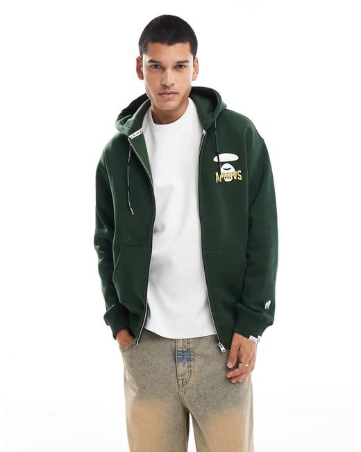 Aape By A Bathing Ape di Aape By A Bathing Ape in Green da Uomo