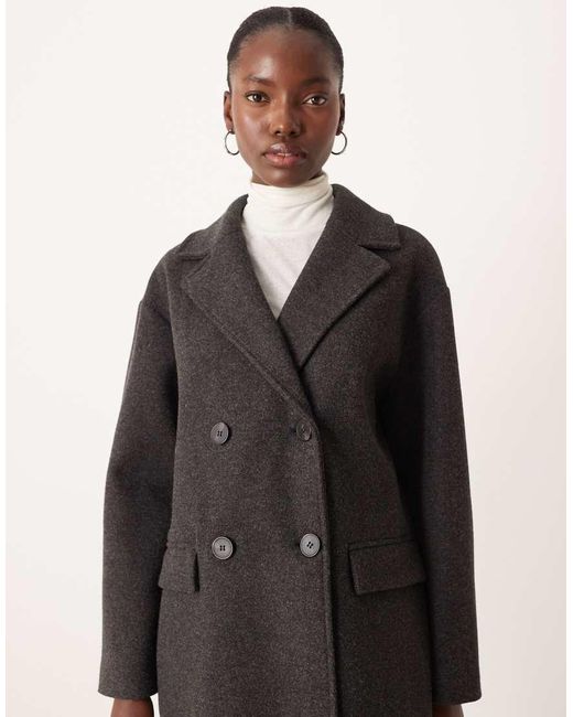 Mango Natural Tailored Coat