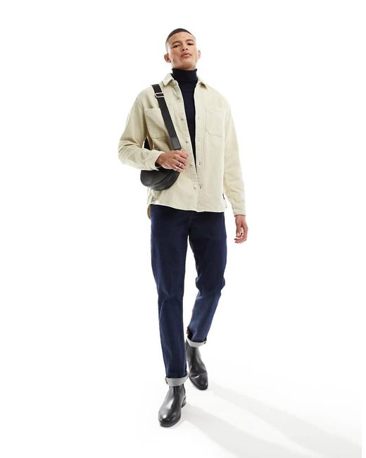 Camicia di Pull&Bear in Blue da Uomo
