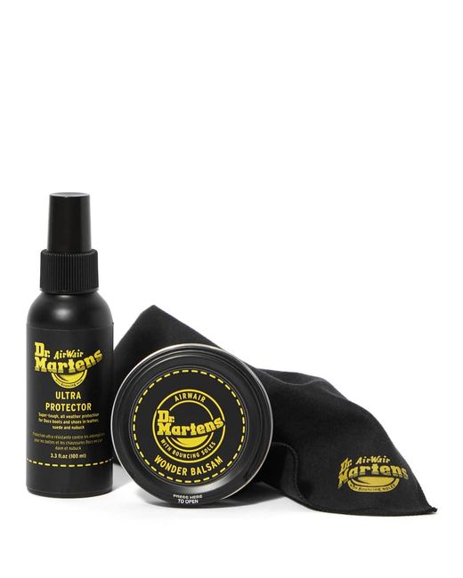 Dr. Martens Black Protect Shoe Care Kit