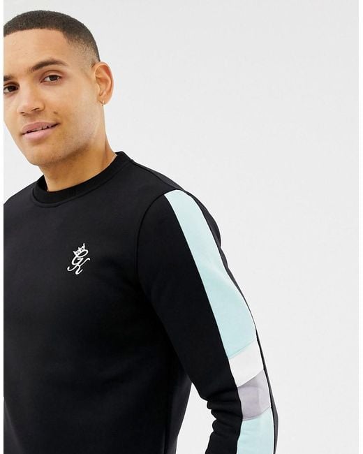 Mens Gym King Designer Fleece Crew Neck Full Tracksuit Set Joggers Sweatshirt