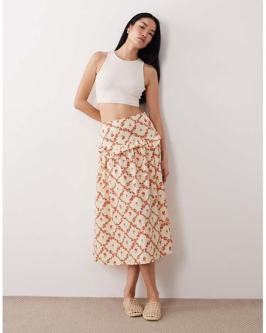 Wednesday's Girl Natural Wednesdays Girl Floaty Skirt
