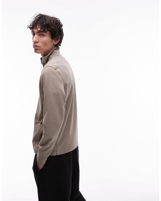 Mango – atmungsaktiver performance-pullover in Brown für Herren