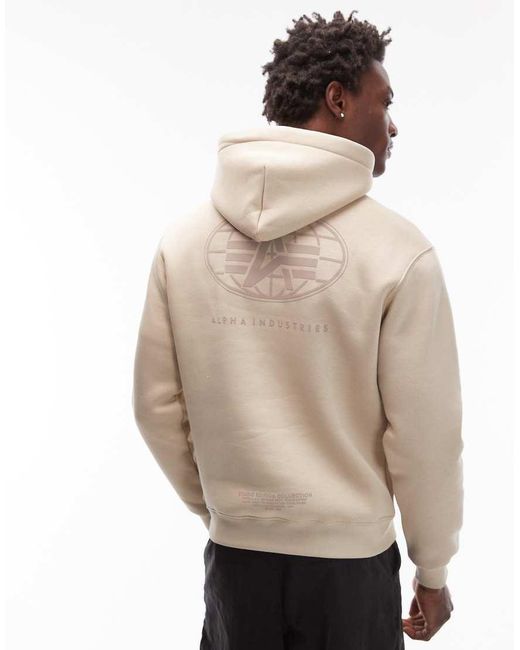 Alpha Industries Natural World Logo Pack Print Hoodie for men