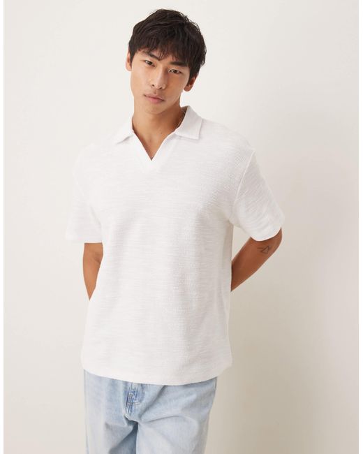ASOS – relaxed-fit-polohemd in White für Herren