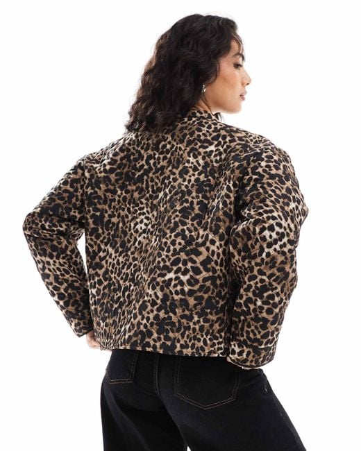 ONLY Brown Quilted Jacket