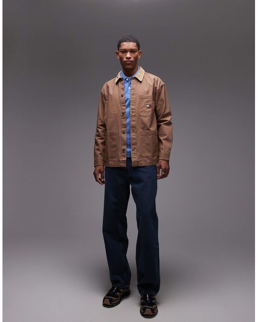 Tommy Hilfiger Blue Cord Overshirt for men