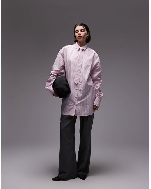 ASOS Gray – lang geschnittenes oversize-hemd