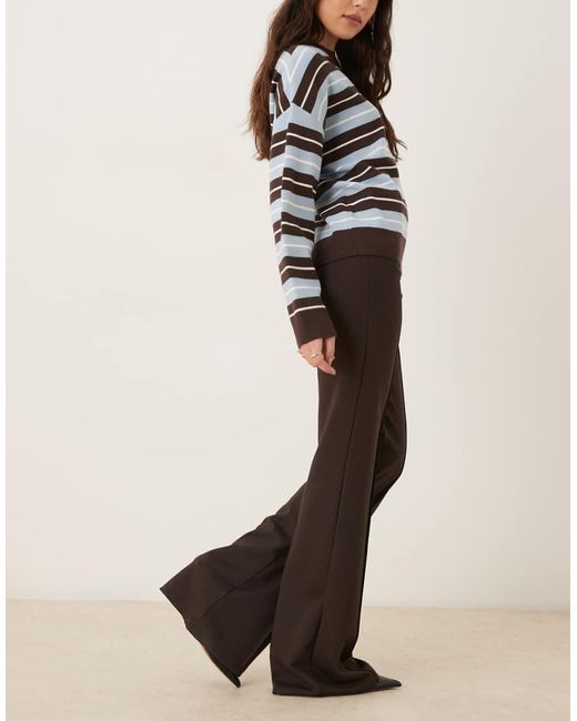 Mango Natural Seam Detail Flared Trouser
