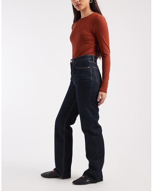 Calvin Klein Blue Straight Leg Jeans