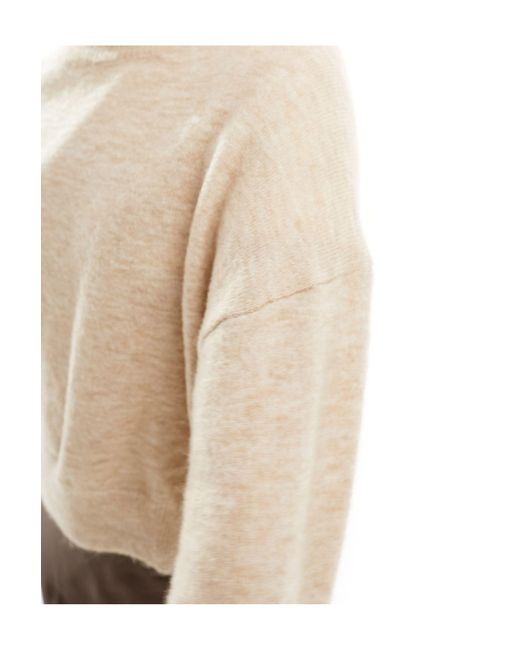 Mango White – leichter oversize-pullover