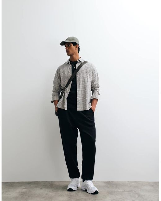 Joggers Basic Vestibilità Comoda Neri di ASOS in Blue da Uomo