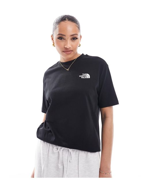 The North Face Blue Simple Dome Logo Oversized T-shirt