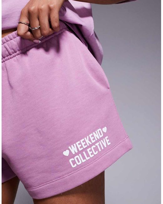ASOS Red Weekend Collective Co-ord Short