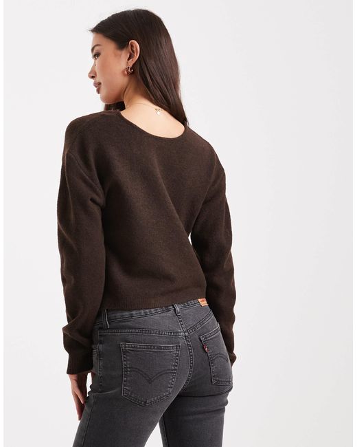 Pieces Black – strickpullover