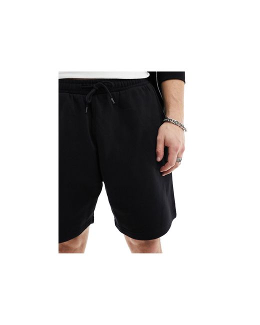 Weekday – jersey-shorts in Black für Herren
