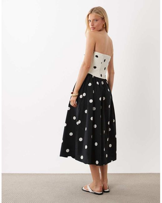 Nobody's Child Multicolor Felicity Occasion Bandeau Cami Midi Dress