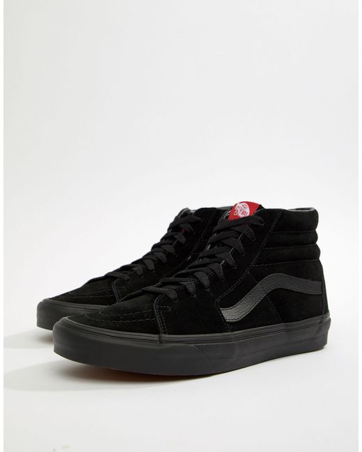 Vans Canvas Sk8-hi Sneakers in het Zwart voor heren - Bespaar 11% - Lyst