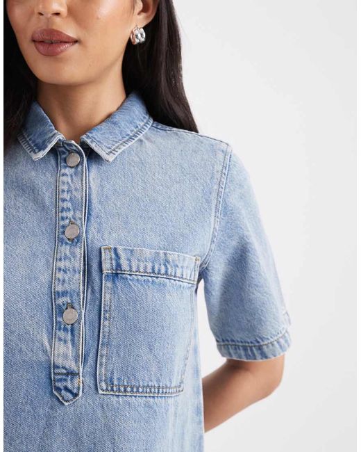JJXX Blue Denim Mini Dress