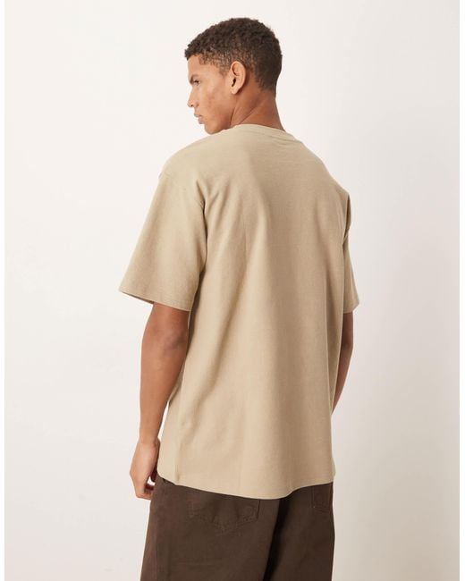 ASOS Natural Relaxed T-Shirt for men