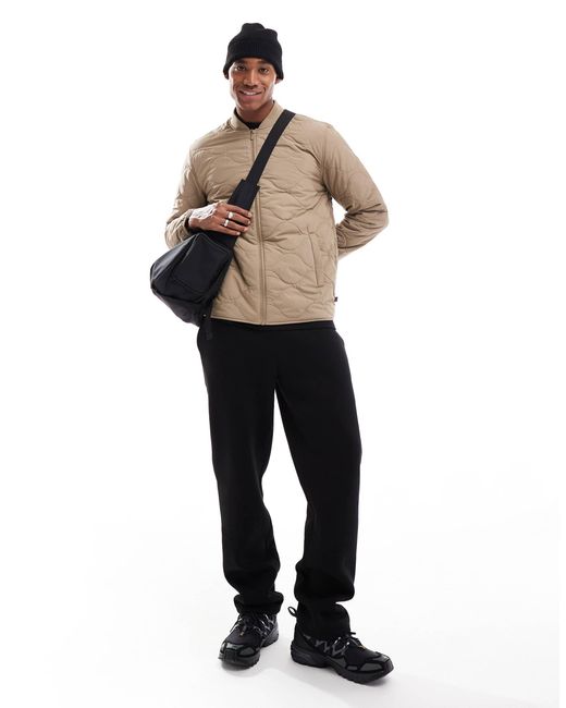 Only & Sons Natural Onion Quilted Jacket for men