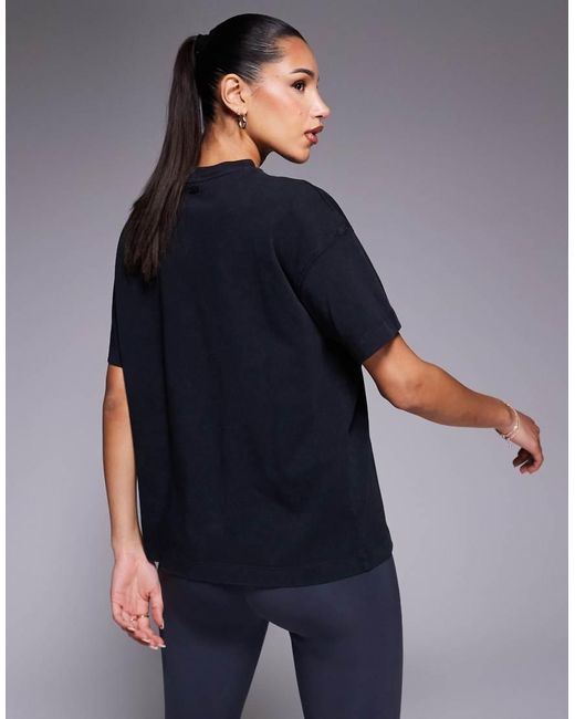 4505 Blue Icon Heavyweight Cotton Oversized T-shirt With Quick Dry Finish