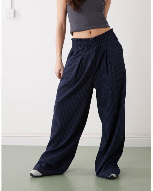 Collusion Blue Pull On Trouser