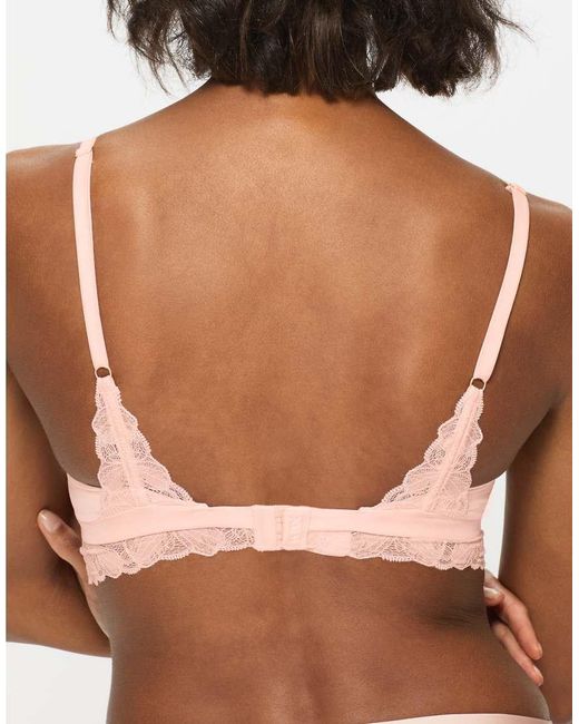 KBX Brown Knickerbox Harper Triangle Bralette