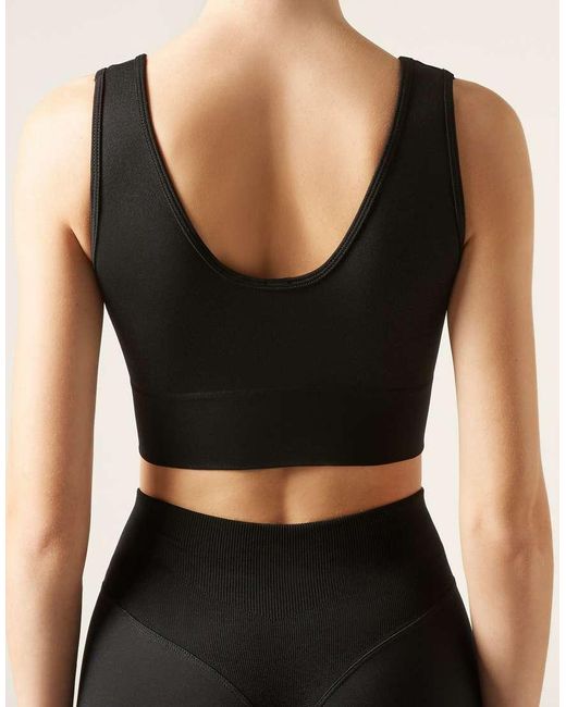 Calzedonia Black Scrunch Top