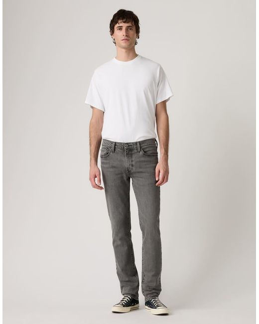 Levi's White 511 Slim Jeans for men