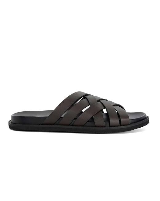 Dune Black Iddris Smart Sandals for men