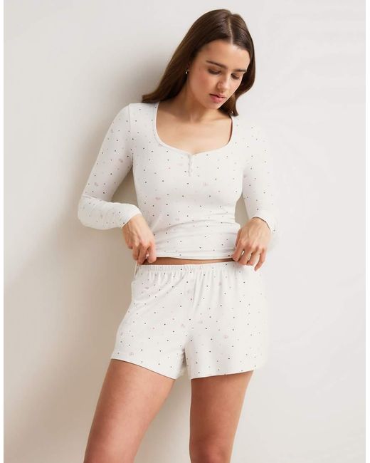 Tala Natural Soft Lounge Drawstring Pyjama Shorts