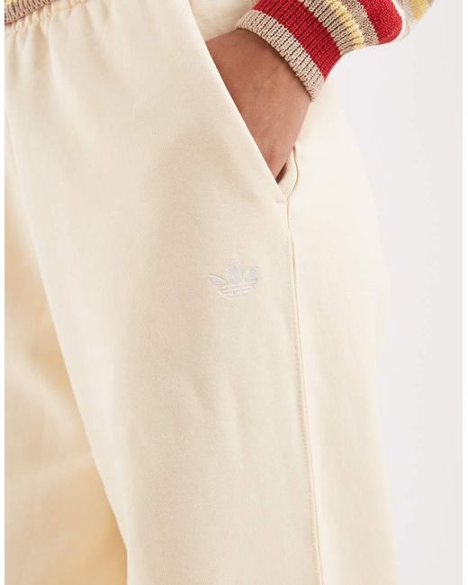 Adidas Originals Natural Essential Wide Leg Joggers