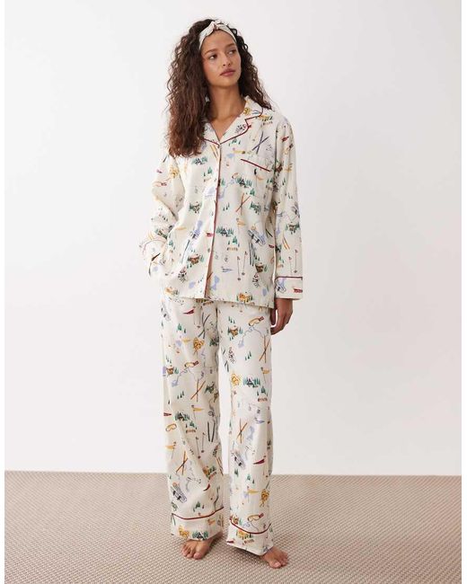 Polo Ralph Lauren White Madison Pyjama Set