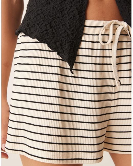 ASOS Striped Mid Rise Micro Boxer Shorts in Brown | Lyst