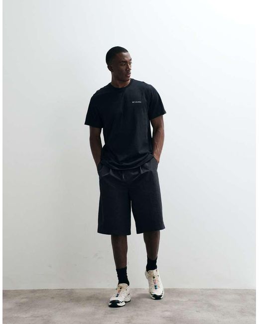 Columbia Black Csc Basic T-shirt for men