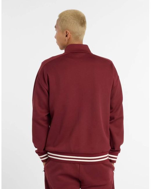 New Balance Red Post Season Pique Track Jacket for men
