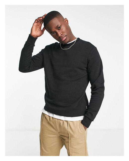 Only & Sons Black Sweat for men