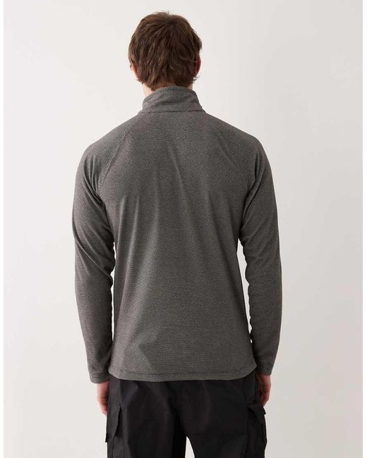 Regatta Gray Montes Lightweight Half Zip Fleece for men