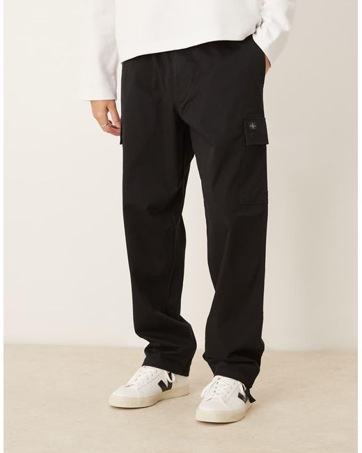 Calvin Klein Jeans Met Rechte Pijpen in het White voor heren