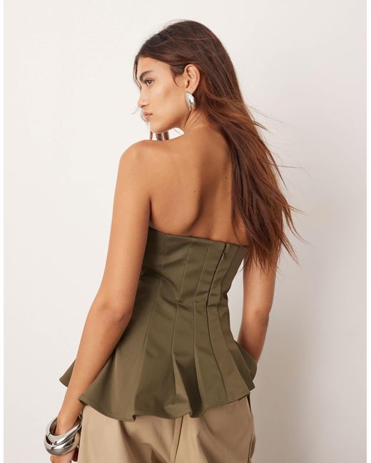 ARRANGE Natural Sculpted Bandeau Top
