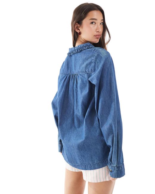 Miss Selfridge Blue – jeanshemd