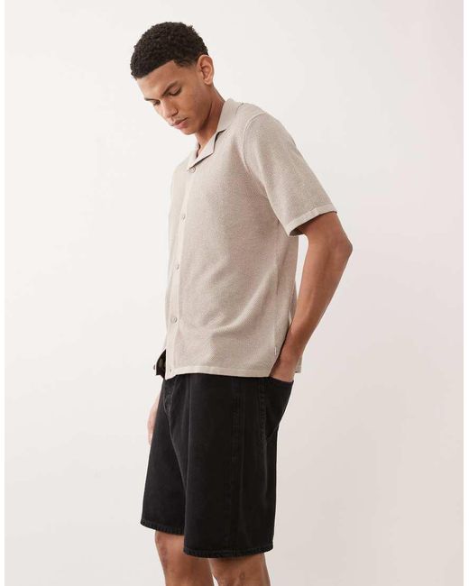 Jack & Jones Natural Tony Loose Denim Shorts for men