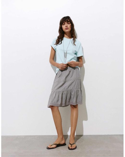 Pull&Bear Blue – basic-t-shirt