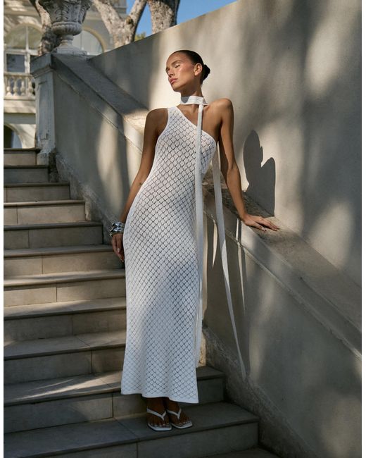 Robe longue 4th & Reckless en coloris White