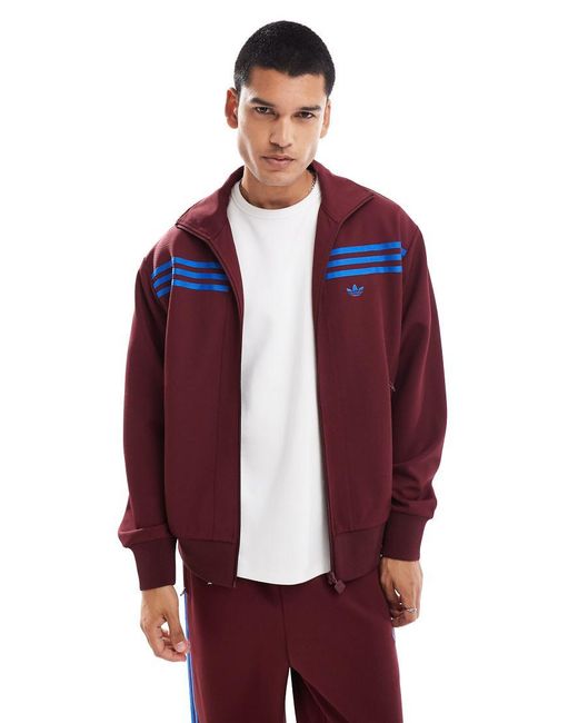 Adidas Originals Red 70S Track Top for men