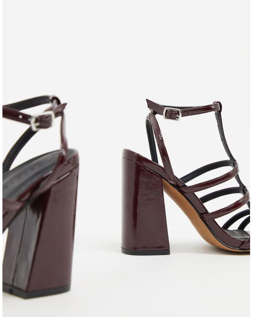 wide fit caged heels
